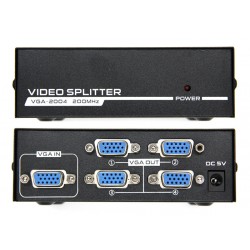 POWERTECH VGA video splitter CAB-G030, από 1 σε 4 συσκευές, 1920 x 1440px
